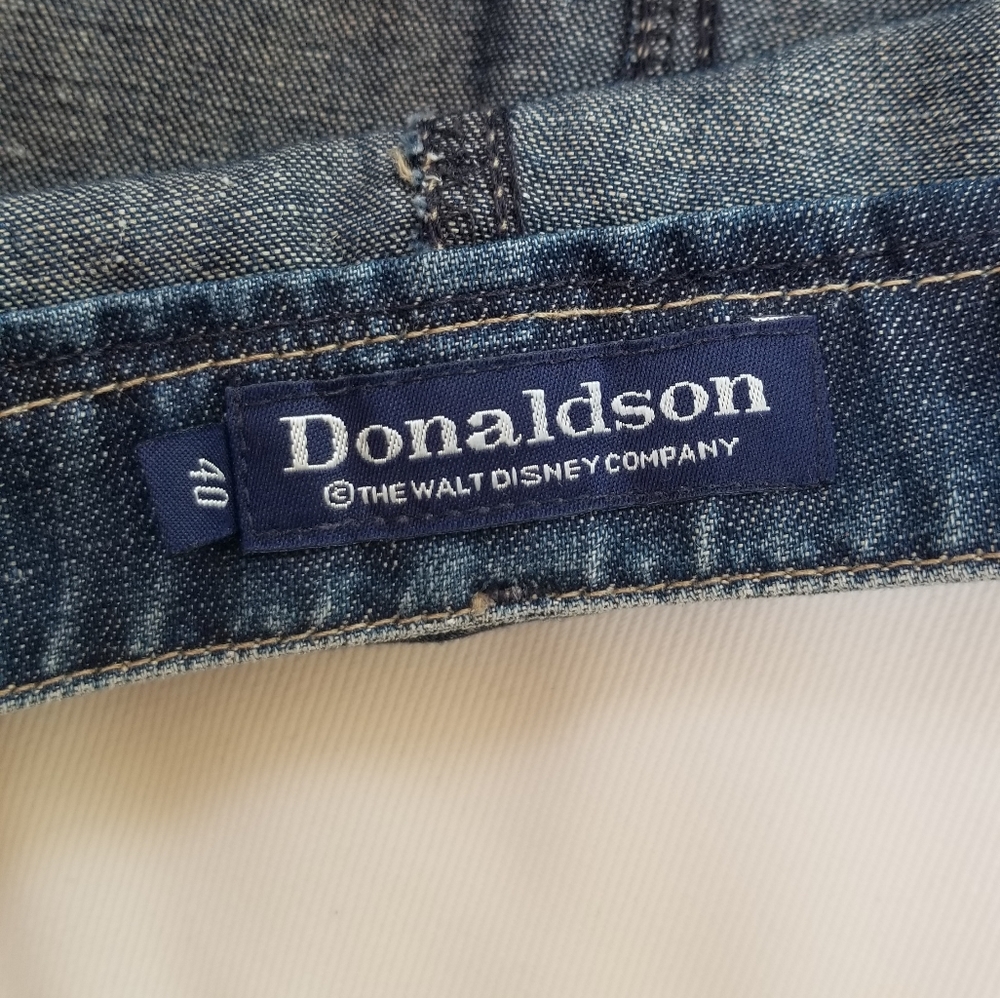 RARE VTG Donaldson The Walt Disney Co. Denim Midi Length Denim Skirt Sz 6 /40 - Picture 6 of 12